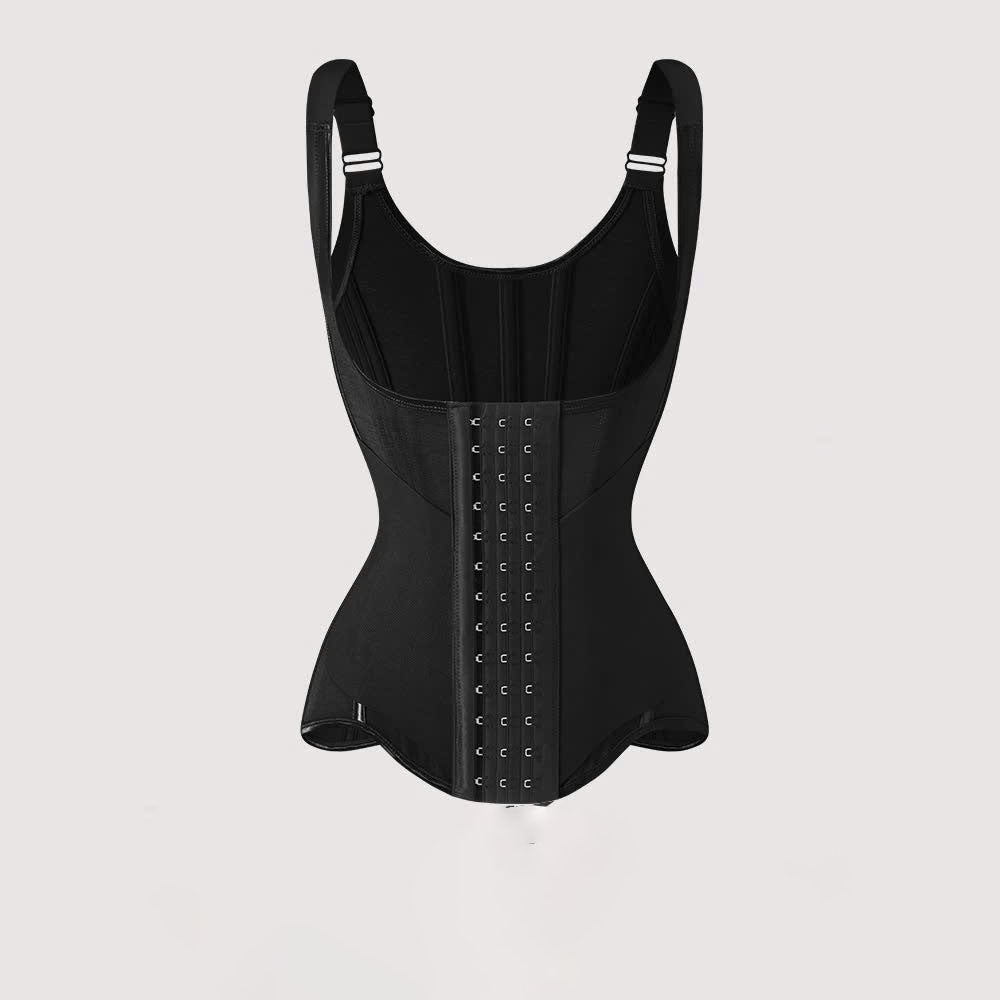 WAIST TRAINER CORSET BODY SHAPER WITH ADJUSTABLE STRAPS