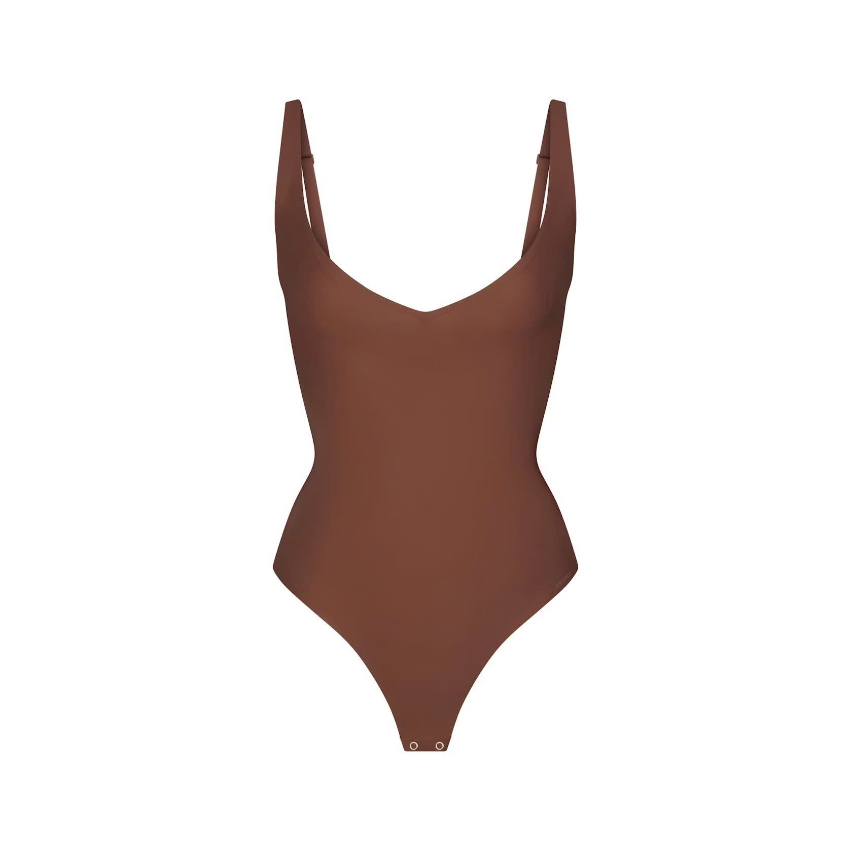 CORE SCULPT PLUNGE THONG BODYSUIT