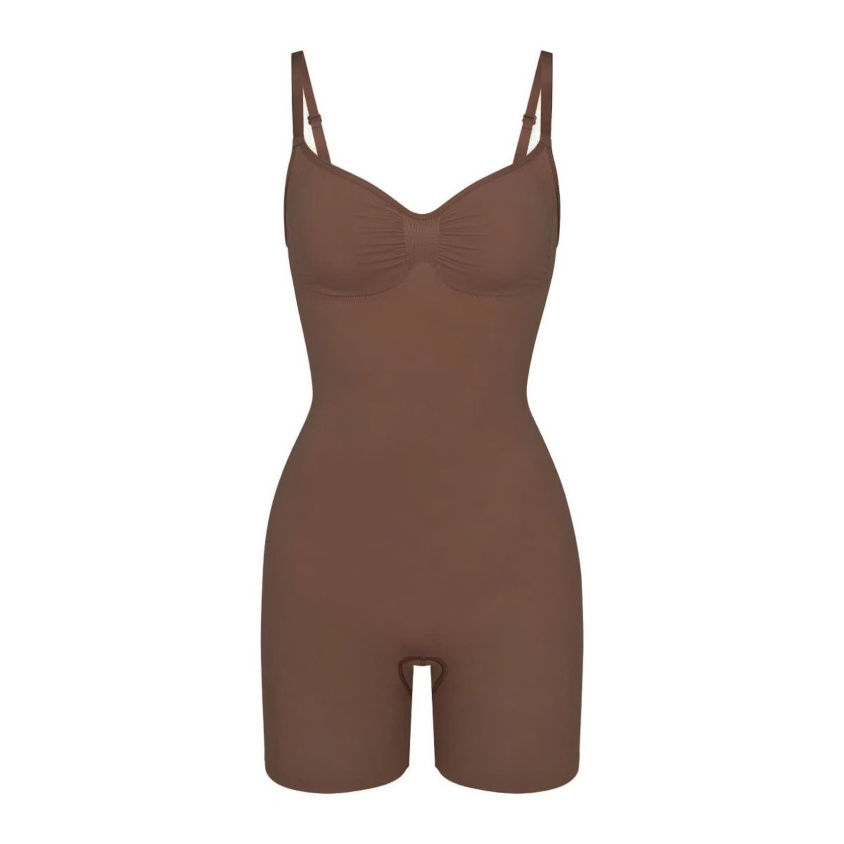 SEAMLESS SCULPT MID THIGH BODYSUIT