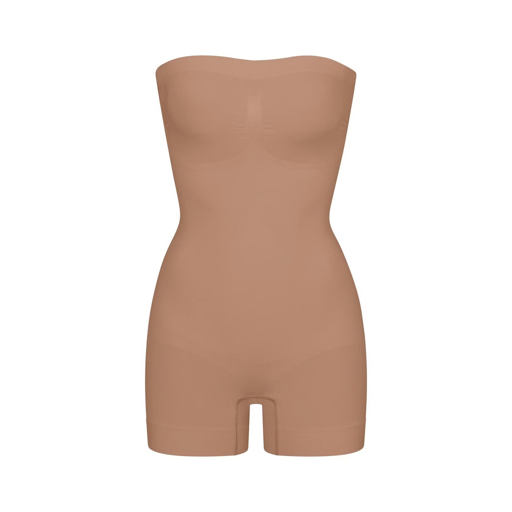 SEAMLESS SCUPLT STRAPLESS SHORTIE BODYSUIT
