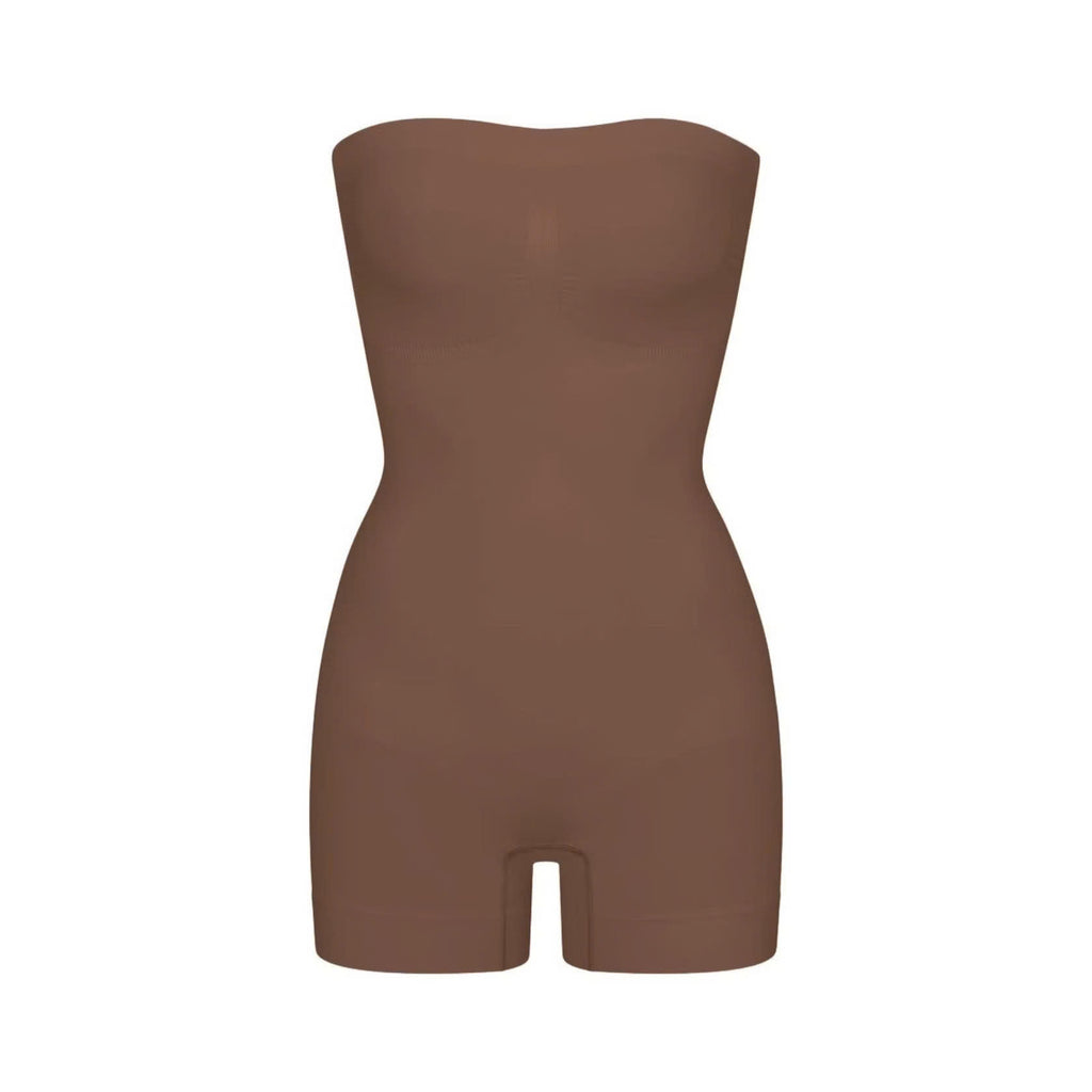 SEAMLESS SCUPLT STRAPLESS SHORTIE BODYSUIT