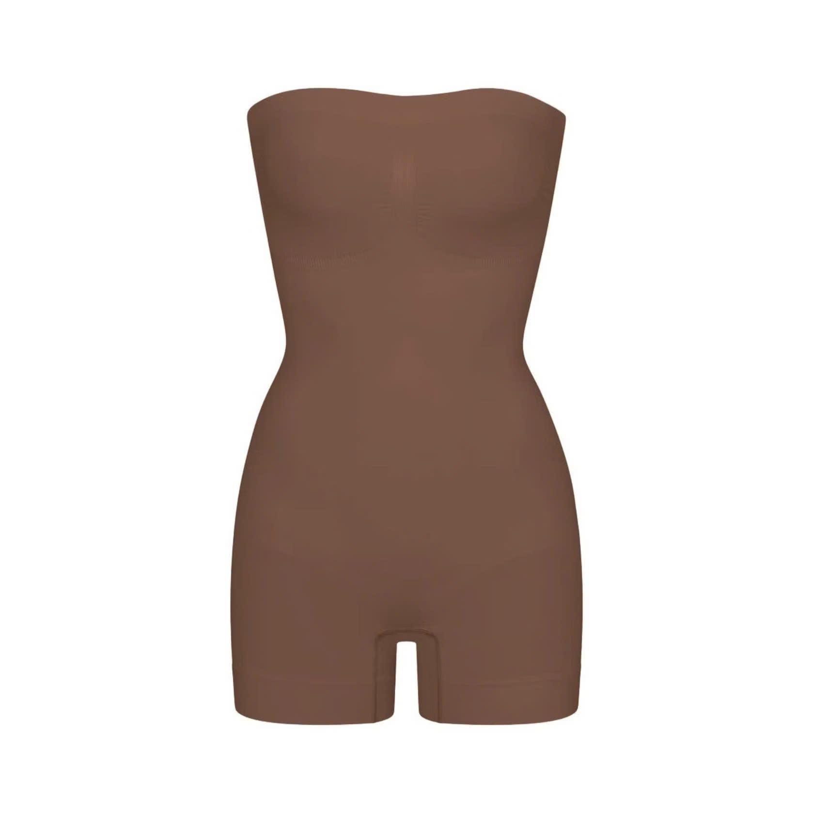 SEAMLESS SCUPLT STRAPLESS SHORTIE BODYSUIT